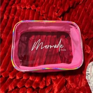 Mermade Hair Pink Cosmetic Bag